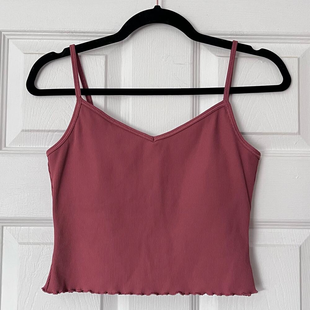 GapFit Cropped Ribbed Workout Tank - Size S